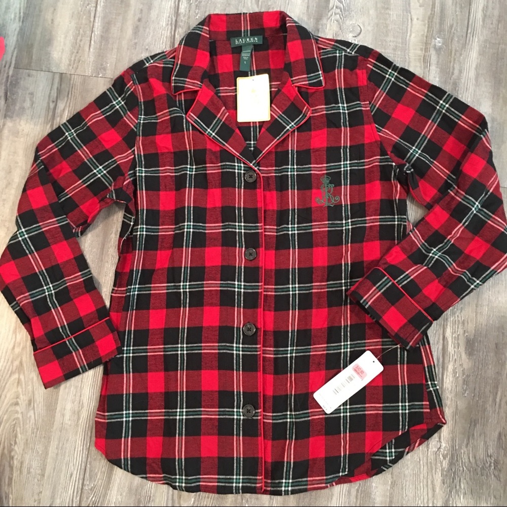 New with tags Lauren Ralph Lauren Pajama Shirt